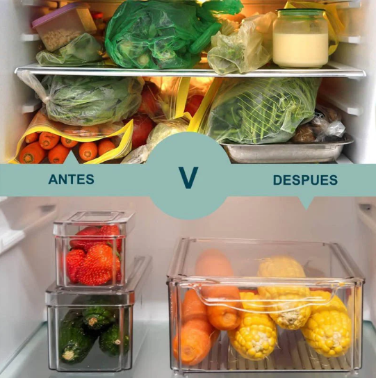 7 Contenedores para Refrigerador y Nevera